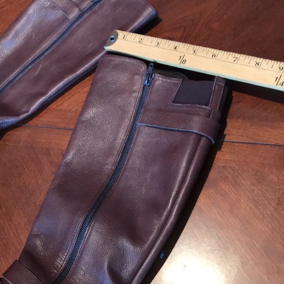 Naturalizer brown leather riding boots size 7.5M - Picture 4 of 16